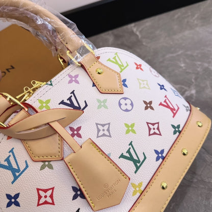 Louis Vuitton X Takashi Murakami Alma BB White Multicolor 24Cm