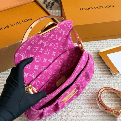 Louis Vuitton Sunset Fuchsia Denim 23Cm M28291