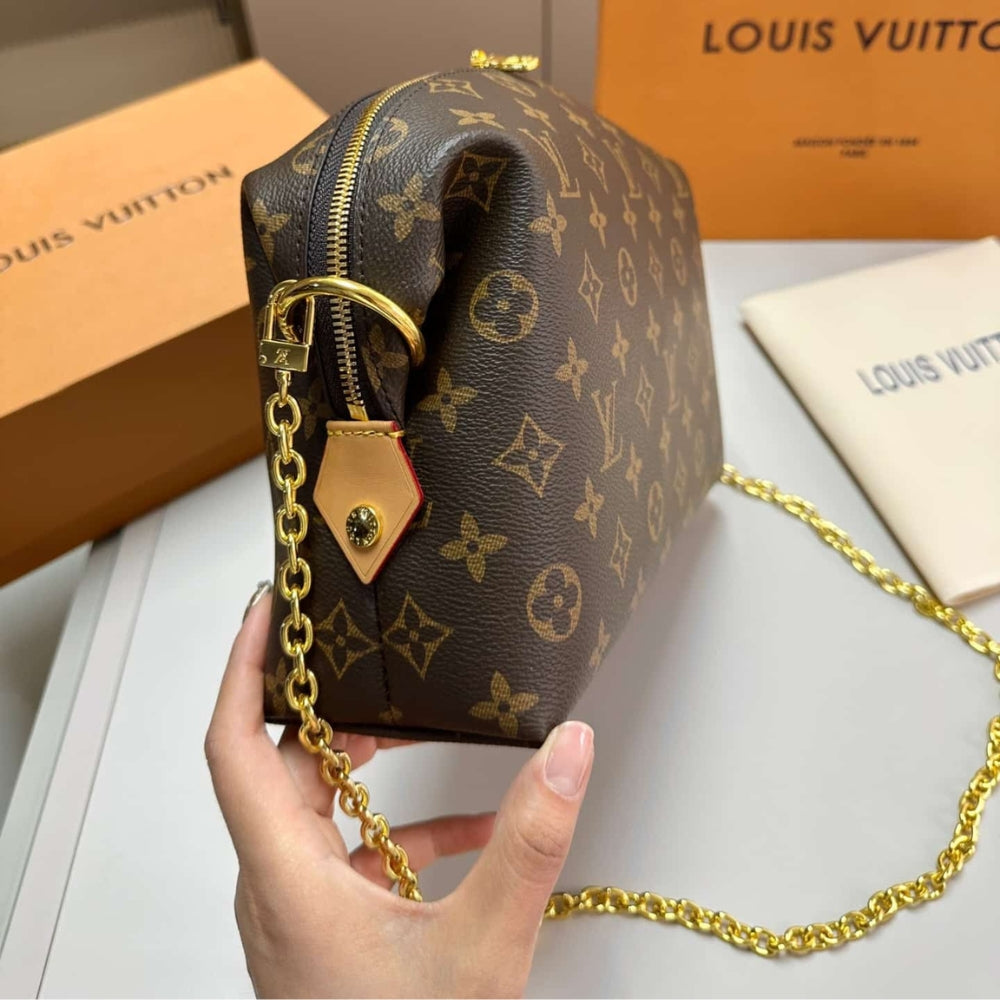 Louis Vuitton Cosmetic Pouch Gm Brown 27Cm M46458