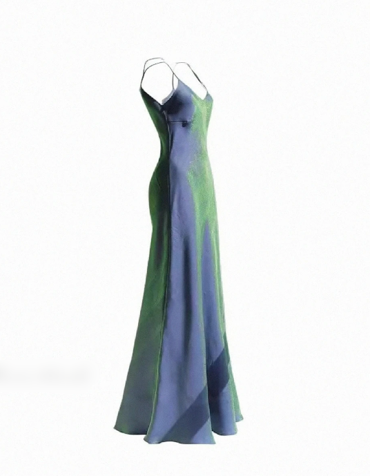 Chic Long Evening Gown Spaghetti Straps Prom Party Dress  cc1613