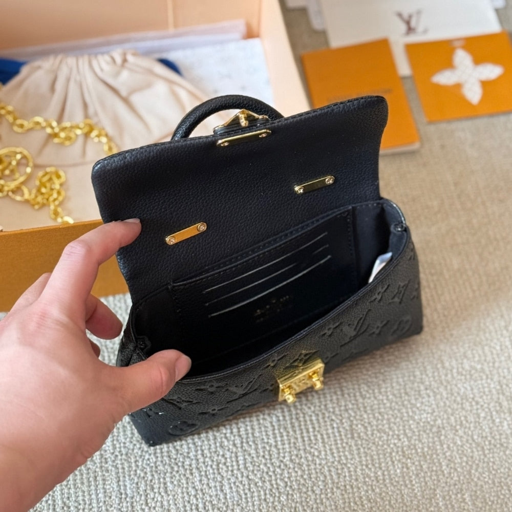 Louis Vuitton Nano Madeleine Bag Black 20Cm M12144