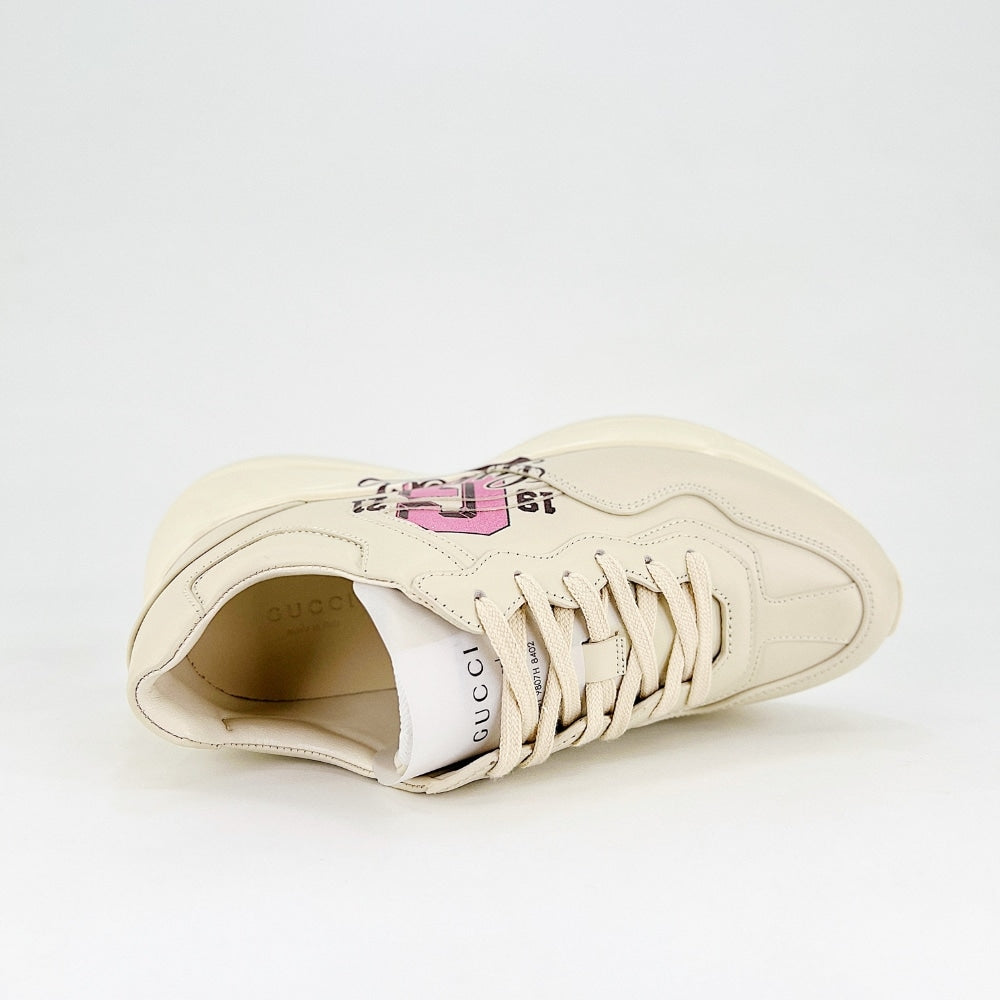 Gucci Women’S Rhyton Trainer Ivory 817482 UPG00 9522