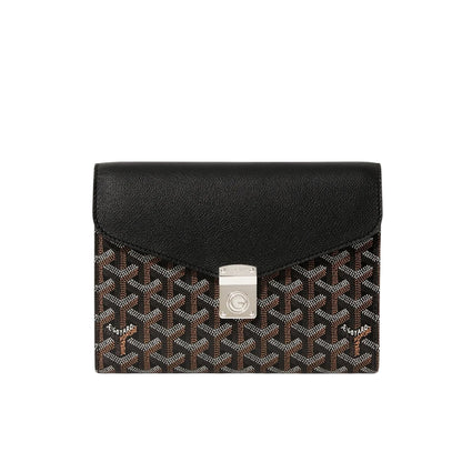 GOYARD CHYPRE WALLET POUCH BLACK 21CM CHYPRPPMLTY33CL33P