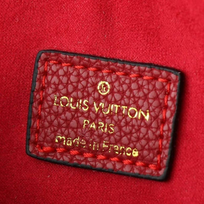 Louis Vuitton Maida Hobo Handbag Red Monogram 33Cm