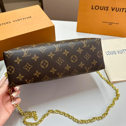 Louis Vuitton Cosmetic Pouch Gm Brown 27Cm M46458