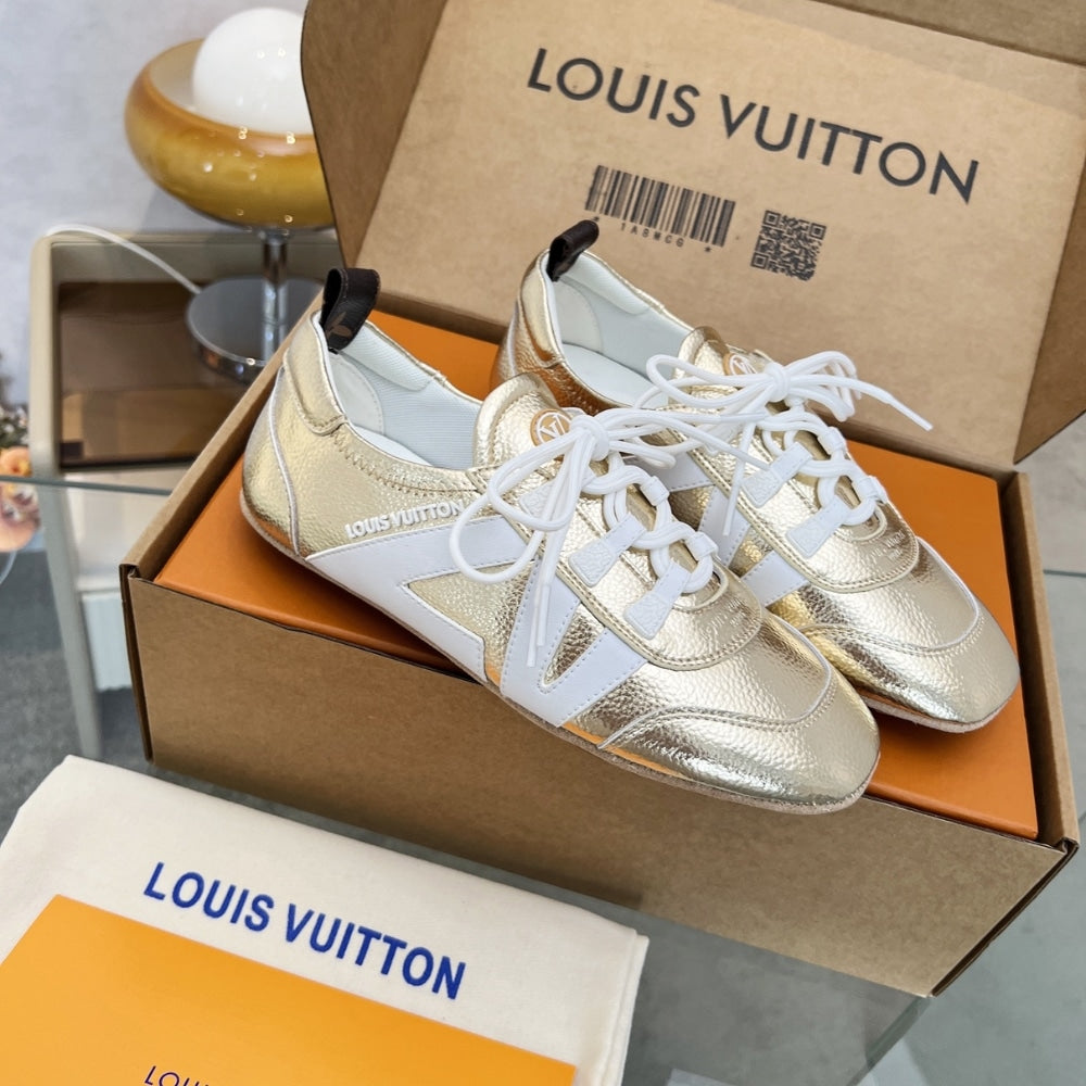 Louis Vuitton LV Sneakerina Gold 1AICAN