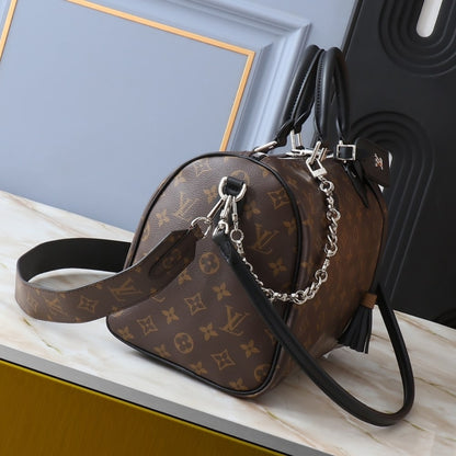 Louis Vuitton Speedy Soft 30 Dark Brown 30Cm M12243