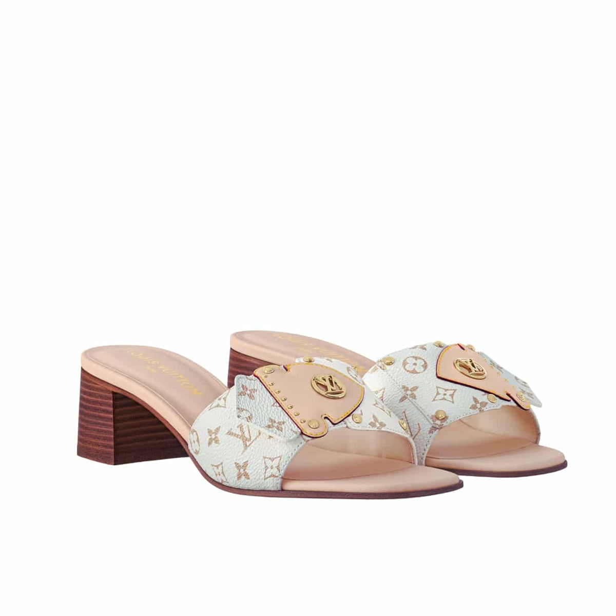 LOUIS VUITTON LV FRAME MULE DUNE BEIGE 1AHMRN
