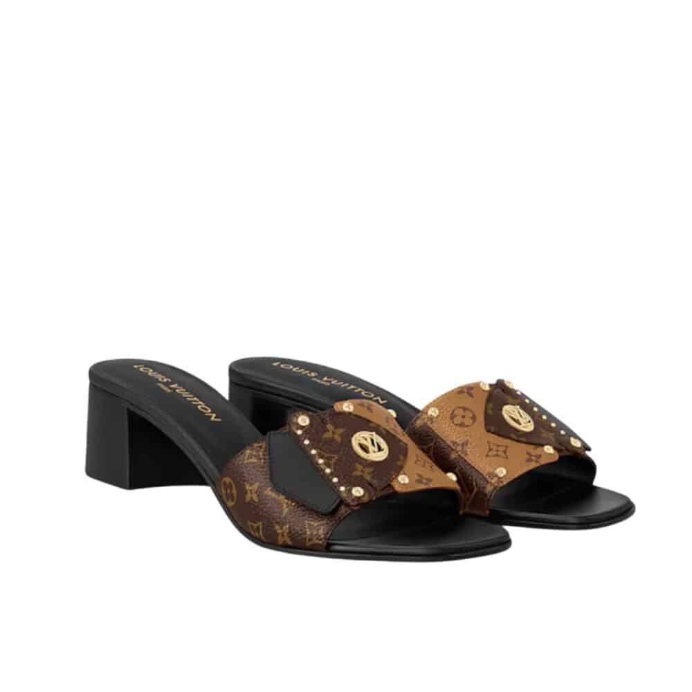 LOUIS VUITTON LV FRAME MULE CACAO BROWN