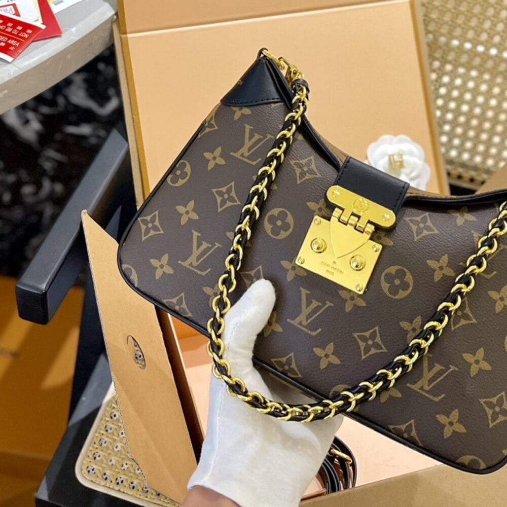 Louis Vuitton LV Twinny Monogram Canvas Brown 27Cm M46659