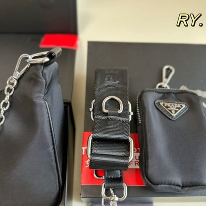 Prada Re Edition 2005 Re Nylon Bag Black 26Cm