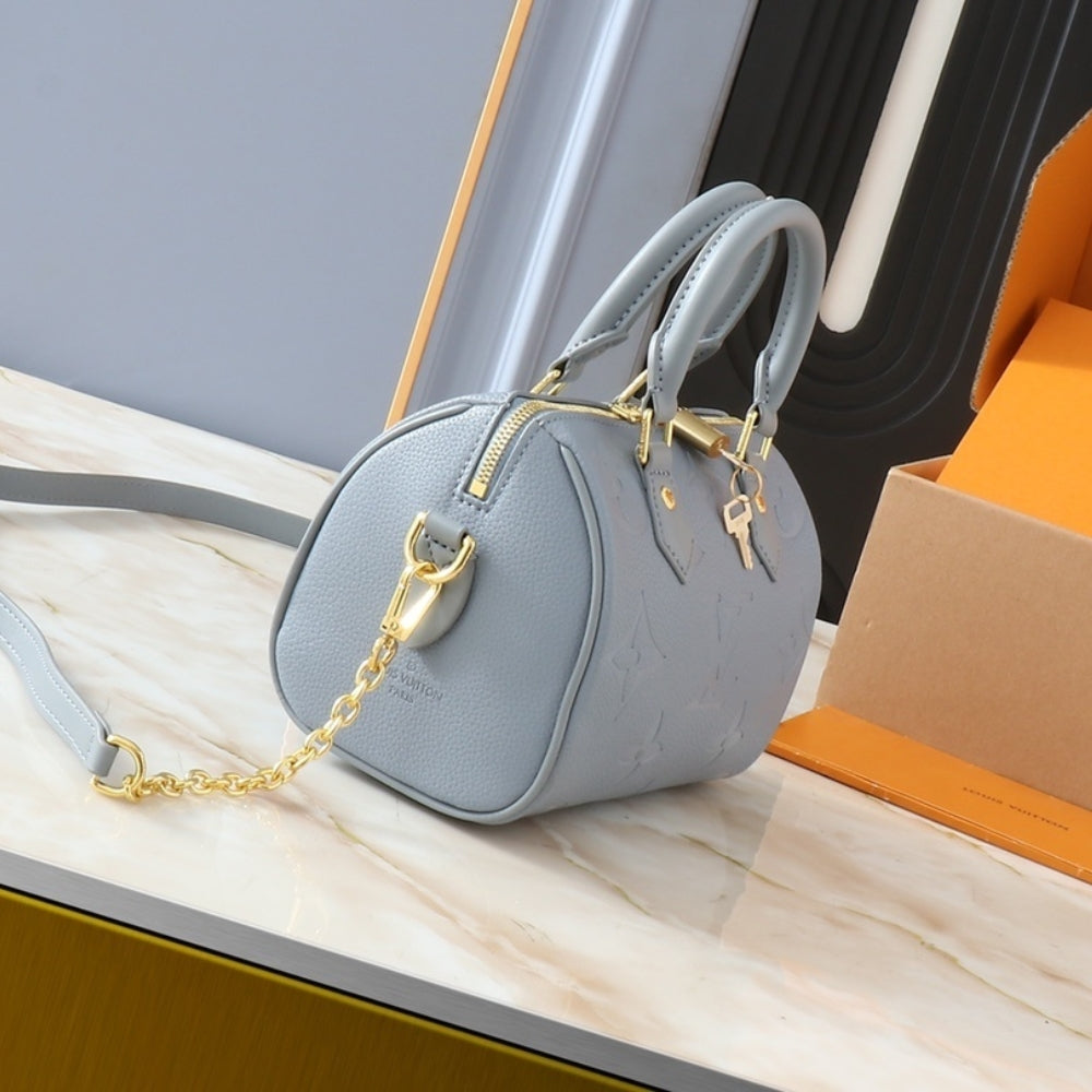 Louis Vuitton Speedy Bandoulière 20 Bag Light Blue 20Cm