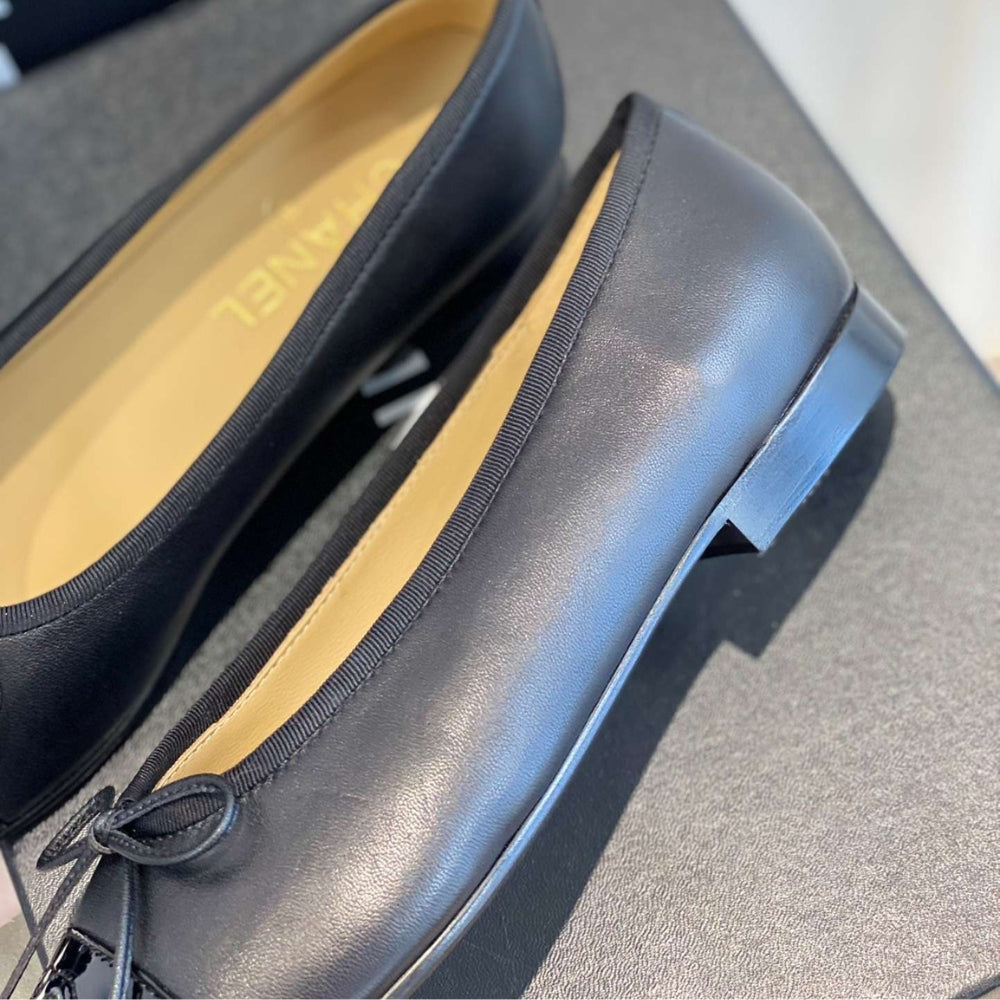 Chanel Ballet Flats Black G02819 Y01552 94305