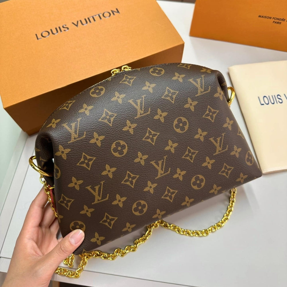 Louis Vuitton Cosmetic Pouch Gm Brown 27Cm M46458
