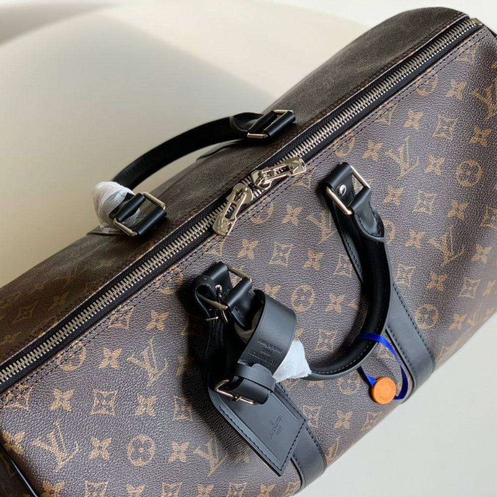 Louis Vuitton Keepall Bandouliere 45 Monogram Macassar Canvas 45cm LV M56711