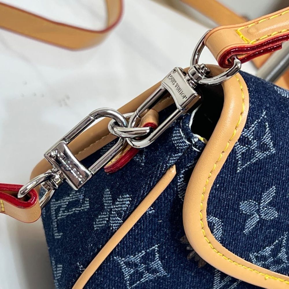 Louis Vuitton Nano Diane Blue Denim 19Cm