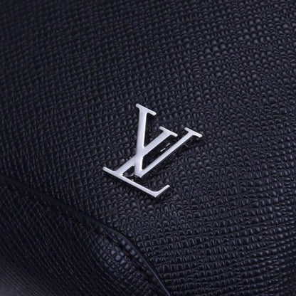 Louis Vuitton Avenue Sling Bag Taiga Black 31Cm LV M30443