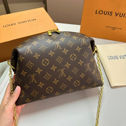 Louis Vuitton Cosmetic Pouch Gm Brown 27Cm M46458