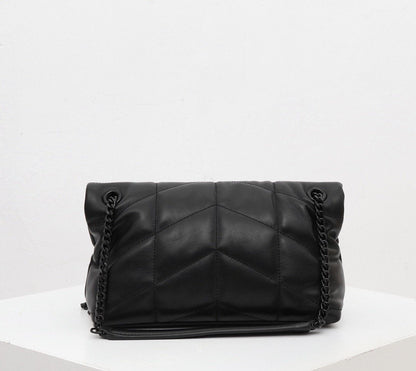 Saint Laurent Medium Loulou Puffer Quilted Chain Bag