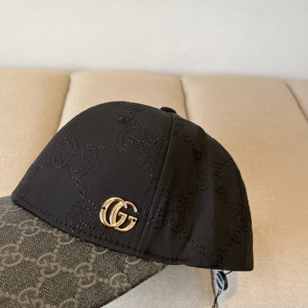 Gucci GG Canvas Baseball Hat Black