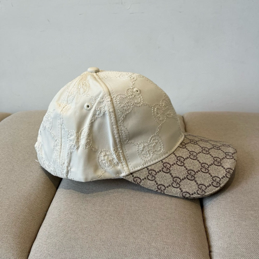 Gucci GG Canvas Baseball Hat Beige