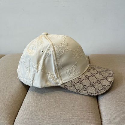 Gucci GG Canvas Baseball Hat Beige
