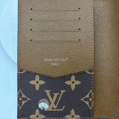 Louis Vuitton Passport Cover Monogram Forest Canvas Brown 14Cm M27023
