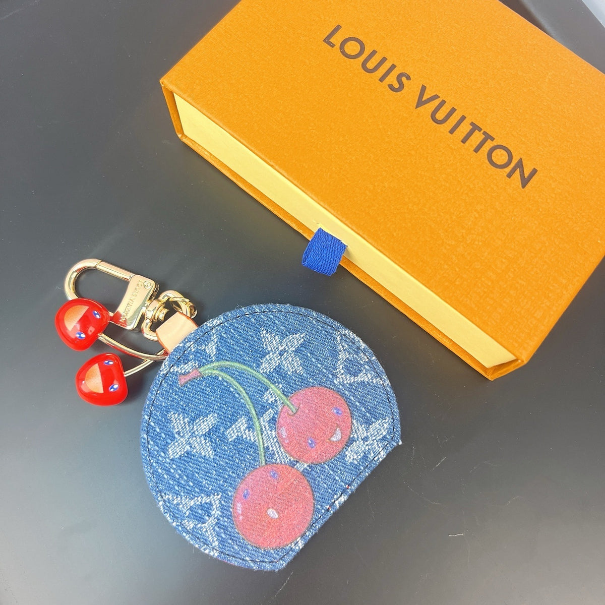 Louis Vuitton Cerise And Blooming Flowers Bag Charms