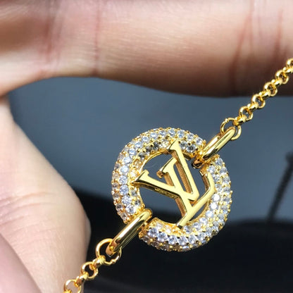 LOUIS VUITTON LOUISE BY NIGHT BRACELET GOLD M00758