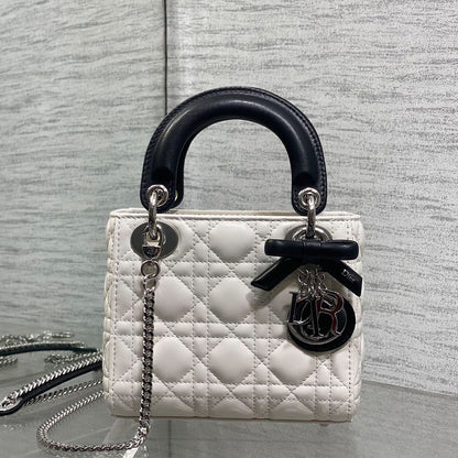 Dior Mini Lady Dior Bag with Chain(HIGH-END GRADE)