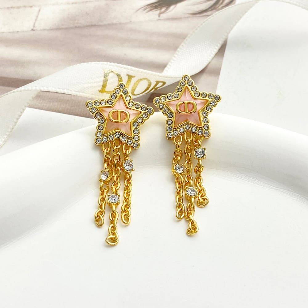 DIOR Petit CD Lucky Baroque Earrings