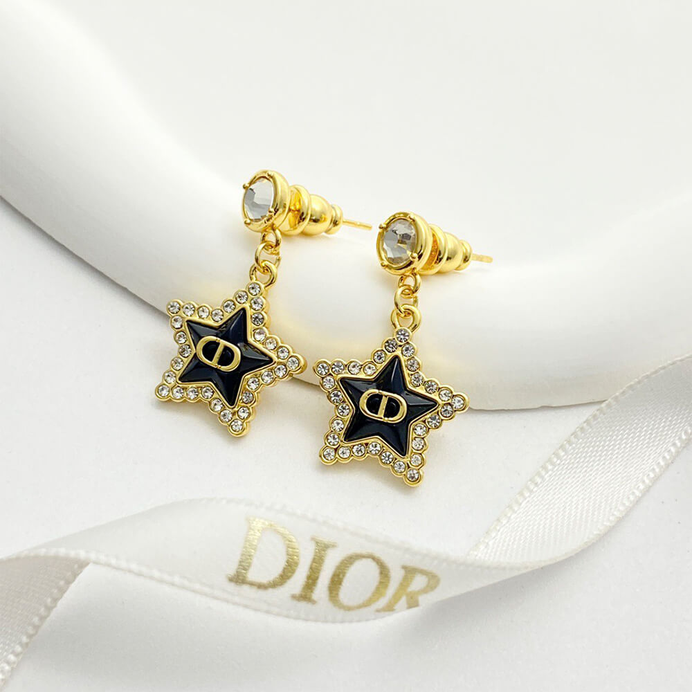 DIOR Petit CD Lucky Baroque Earrings