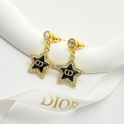 DIOR Petit CD Lucky Baroque Earrings