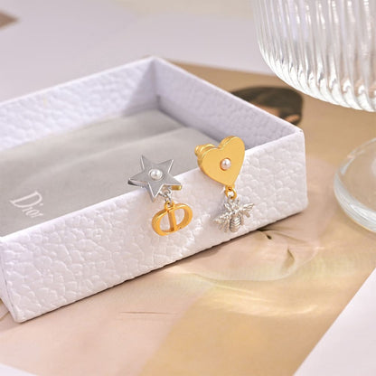 DIOR Petit CD Lucky Charms Earrings