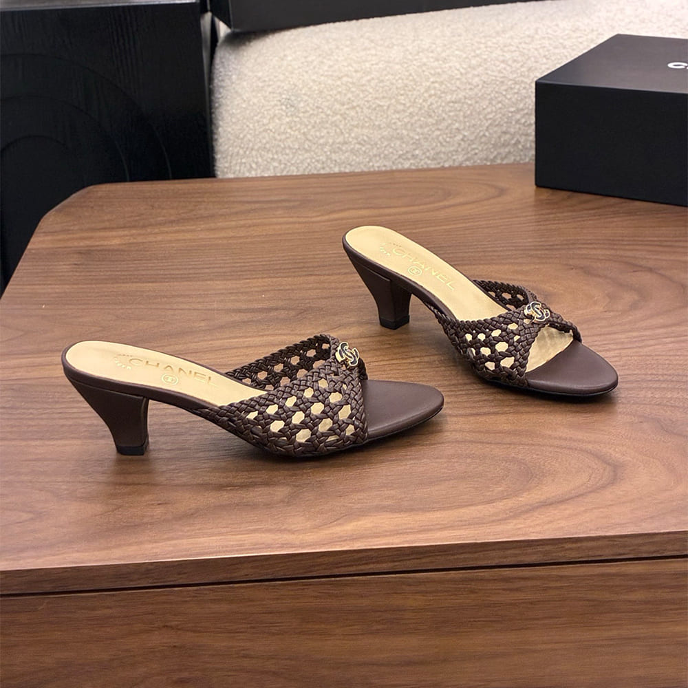 CHANEL Braided Mules 804318
