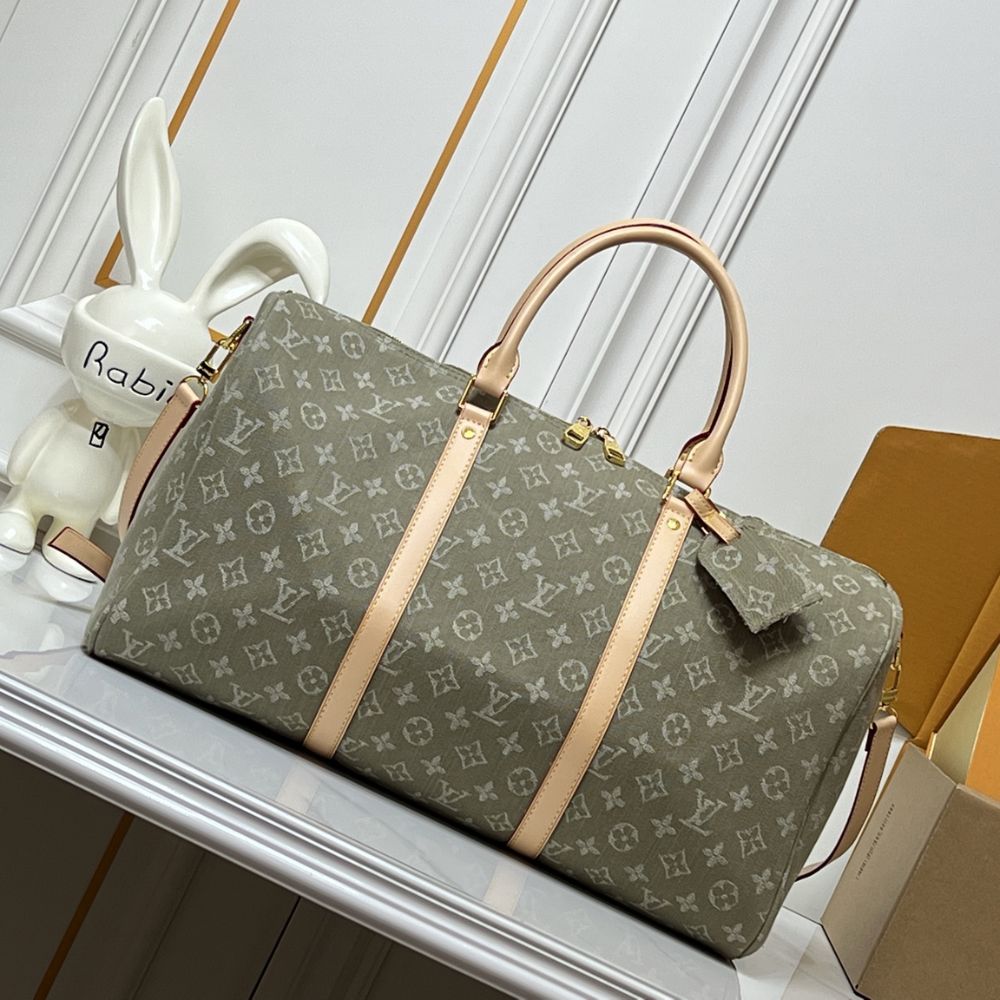 Louis Vuitton Keepall Bandoulière 45 Khaki 45Cm