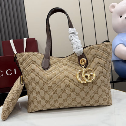 Gucci GG Marmont medium tote bag(HIGH-END GRADE)