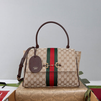 Gucci Paparazzo medium top handle bag(HIGH-END GRADE)