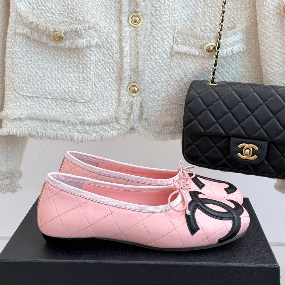 CHANEL Quilted Ballerina Flats
