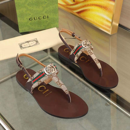 GUCCI Women’s Interlocking G Web sandal 224201