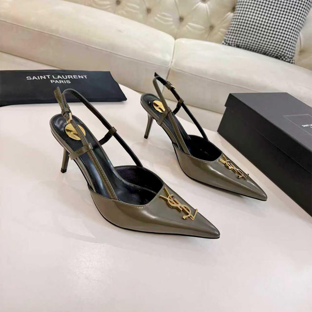 YSL slingback pumps