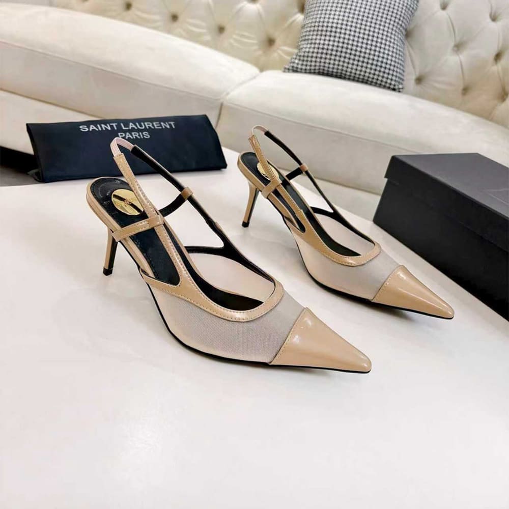 YSL slingback pumps