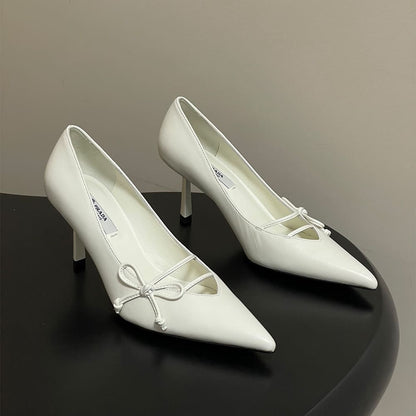 Prada leather pumps