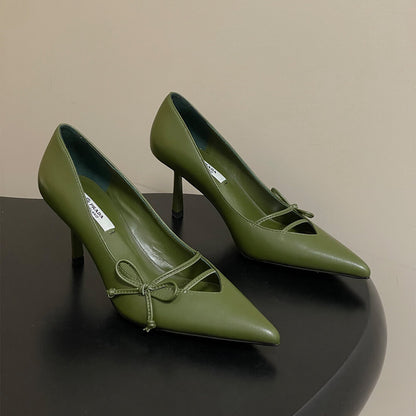 Prada leather pumps