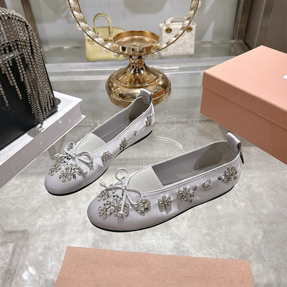 MIUMIU Satin ballerinas