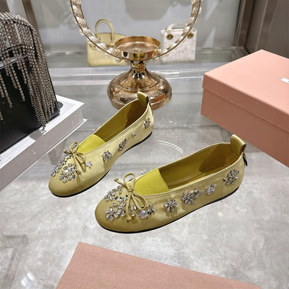 MIUMIU Satin ballerinas