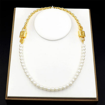 LV Pearlock Necklace