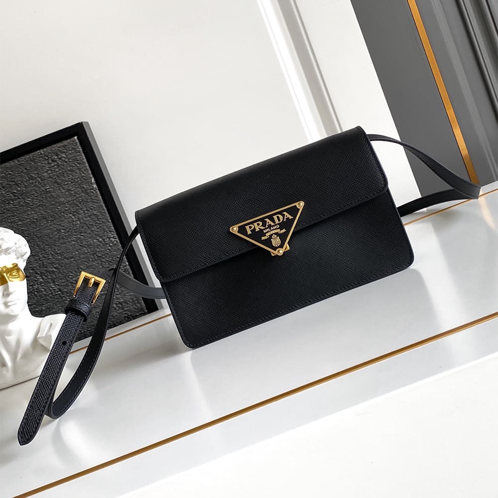 Prada Mini Saffiano leather bag(HIGH-END GRADE)
