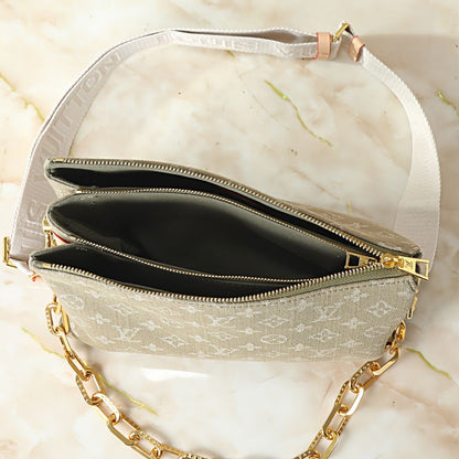 Louis Vuitton Coussin PM Khaki Denim 26Cm M28360