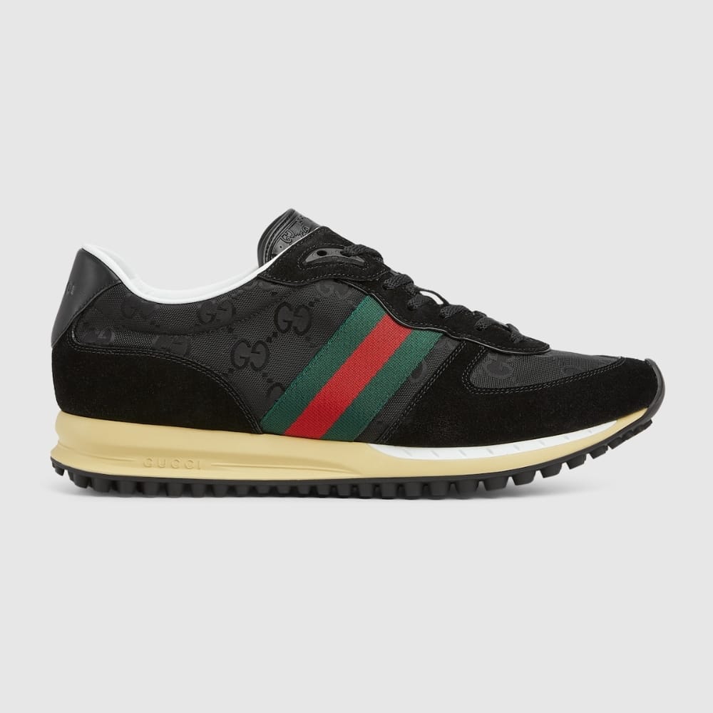 Gucci Men’S Re Motion Sneaker Black Original GG Canvas 832461 AAEW3 1042